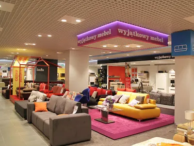 Salon meblowy Black Red White - meble Będzin